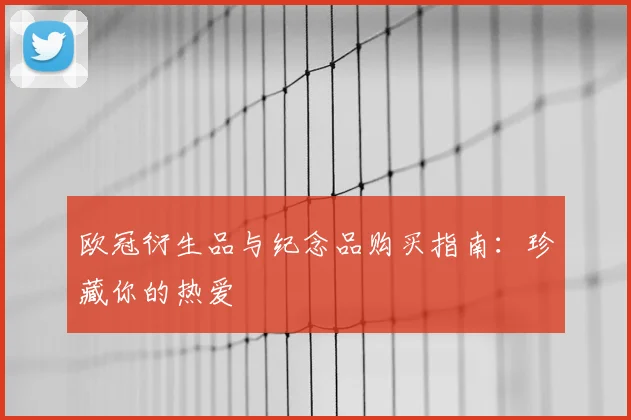 欧冠衍生品与纪念品购买指南:珍藏你的热爱